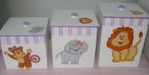 KIT 3 POTES SAFARI MDF